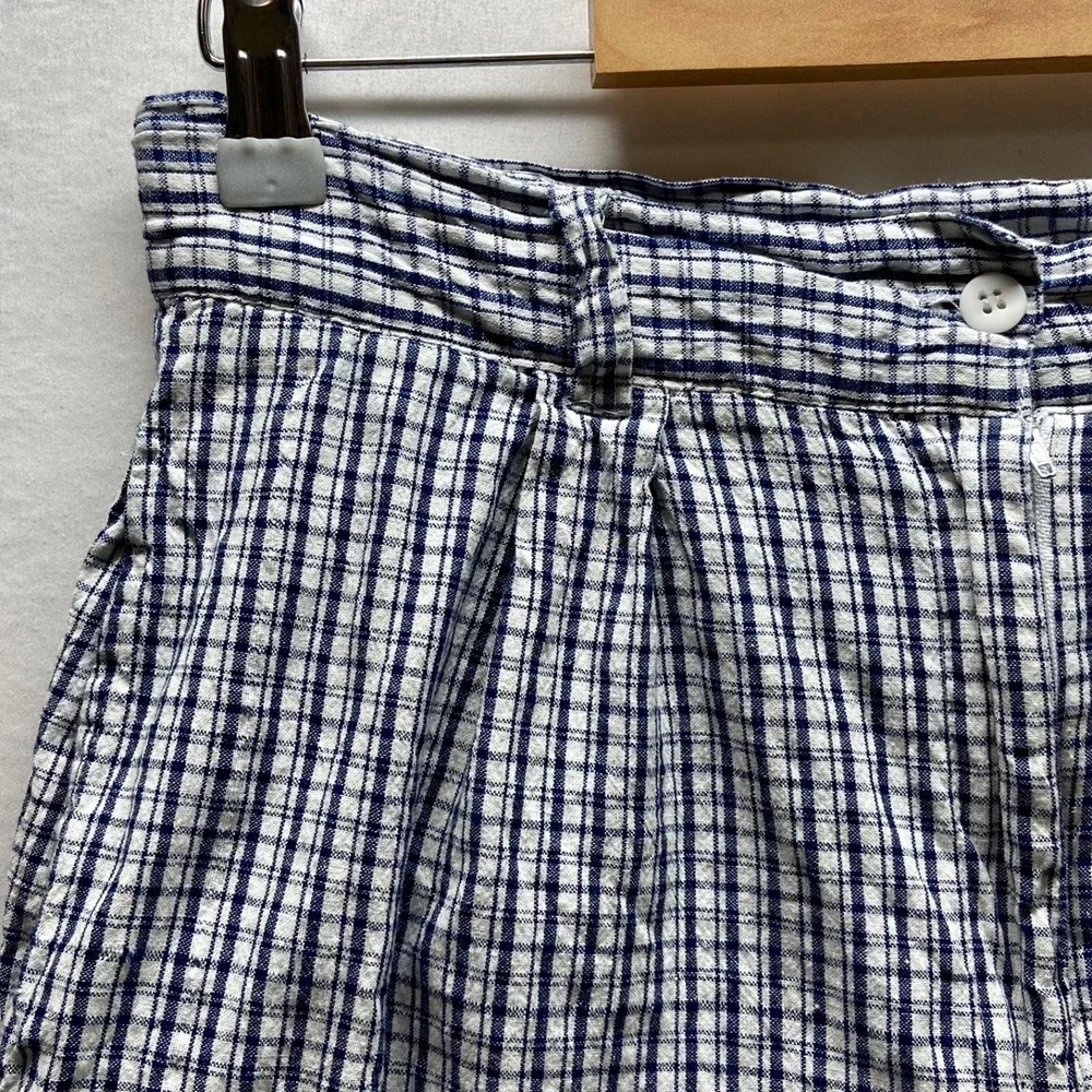 Legacy Shorts Women's‎ Junior 13 Blue White Plaid 8